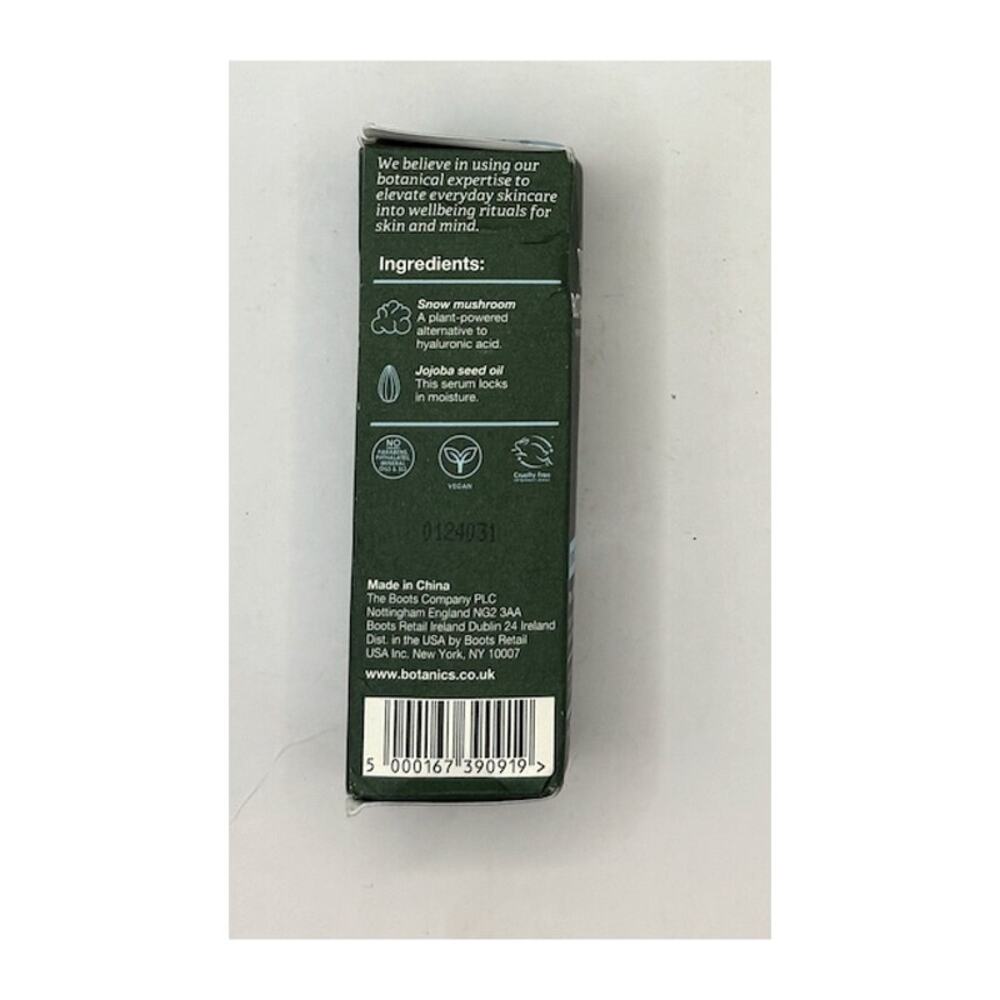 Botanics Hydrating Plumping Serum Snow Mushroom Jojoba 0.84oz NEW - Picture 4 of 5
